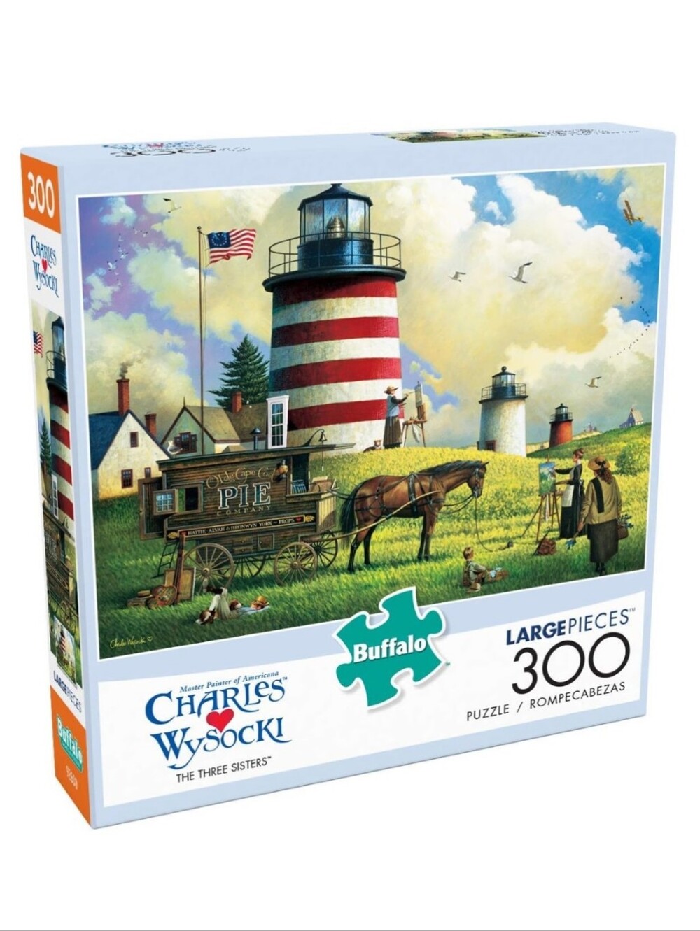 Buffalo Games - Charles Wysocki - The Three Sisters - 300 Piece Jigsaw Puzzle
